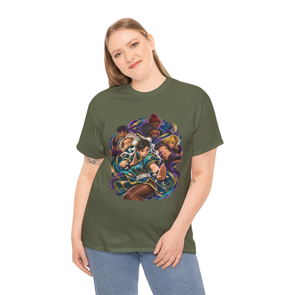 Street Fighter Characters Graphic T-Shirt
