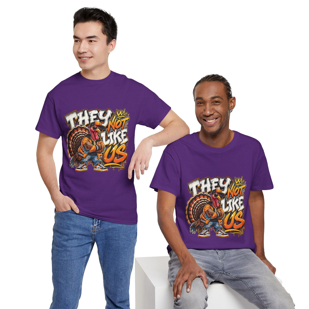 They Not Like Us Turkey Tee | Streetwear Thanksgiving Graphic Shirt