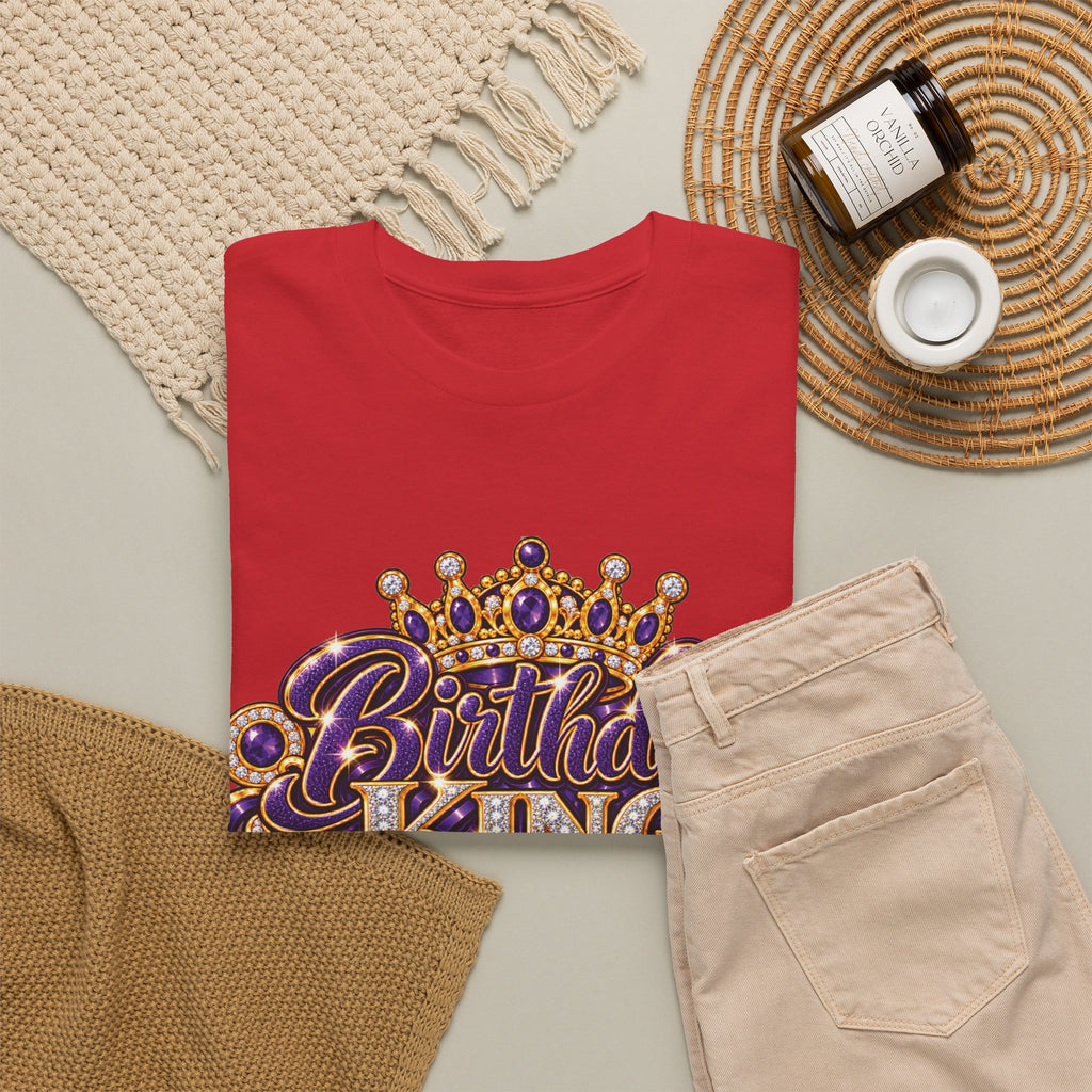 Birthday King Crown Graphic T-Shirt