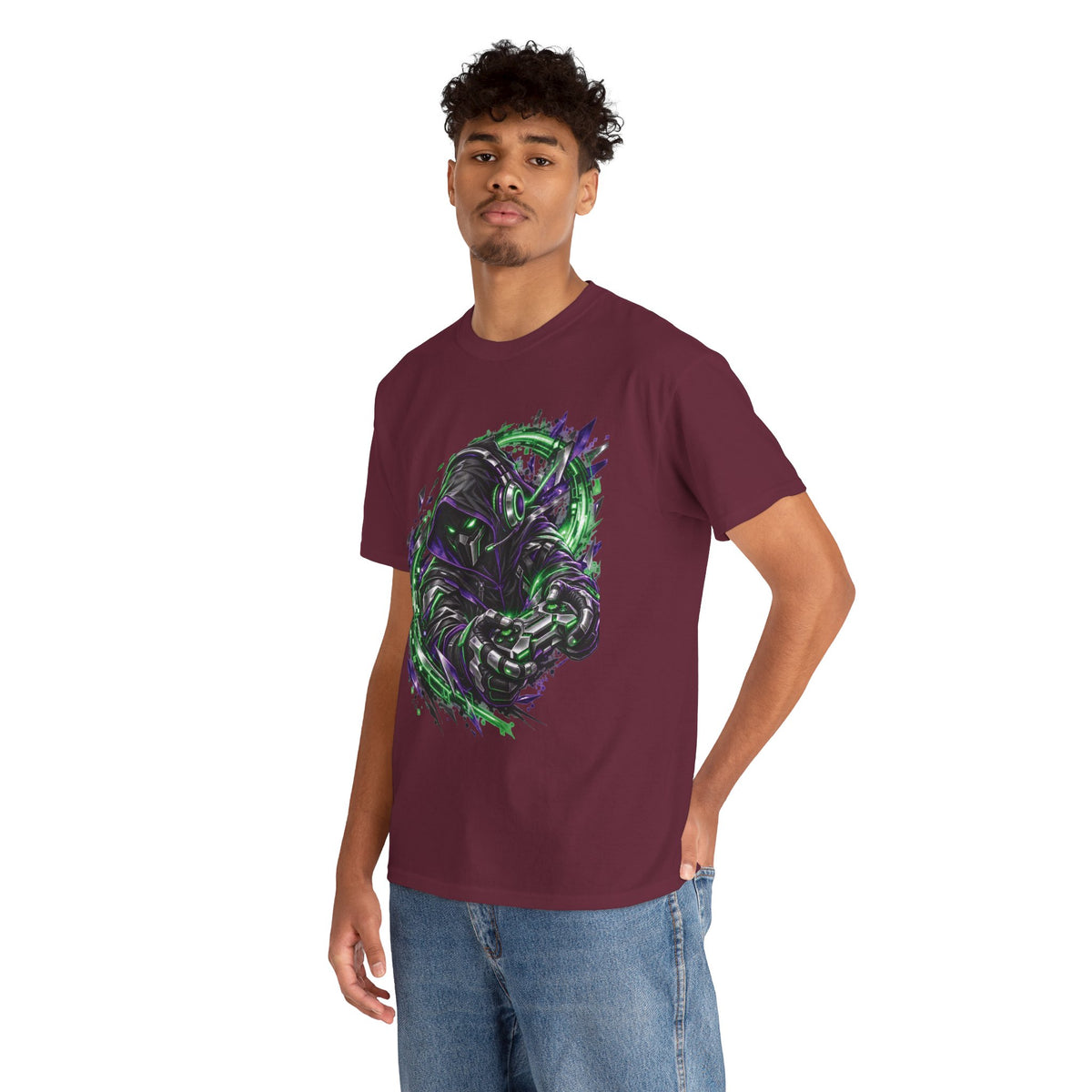 Dark Fantasy Samurai Warrior Video Game T-Shirt