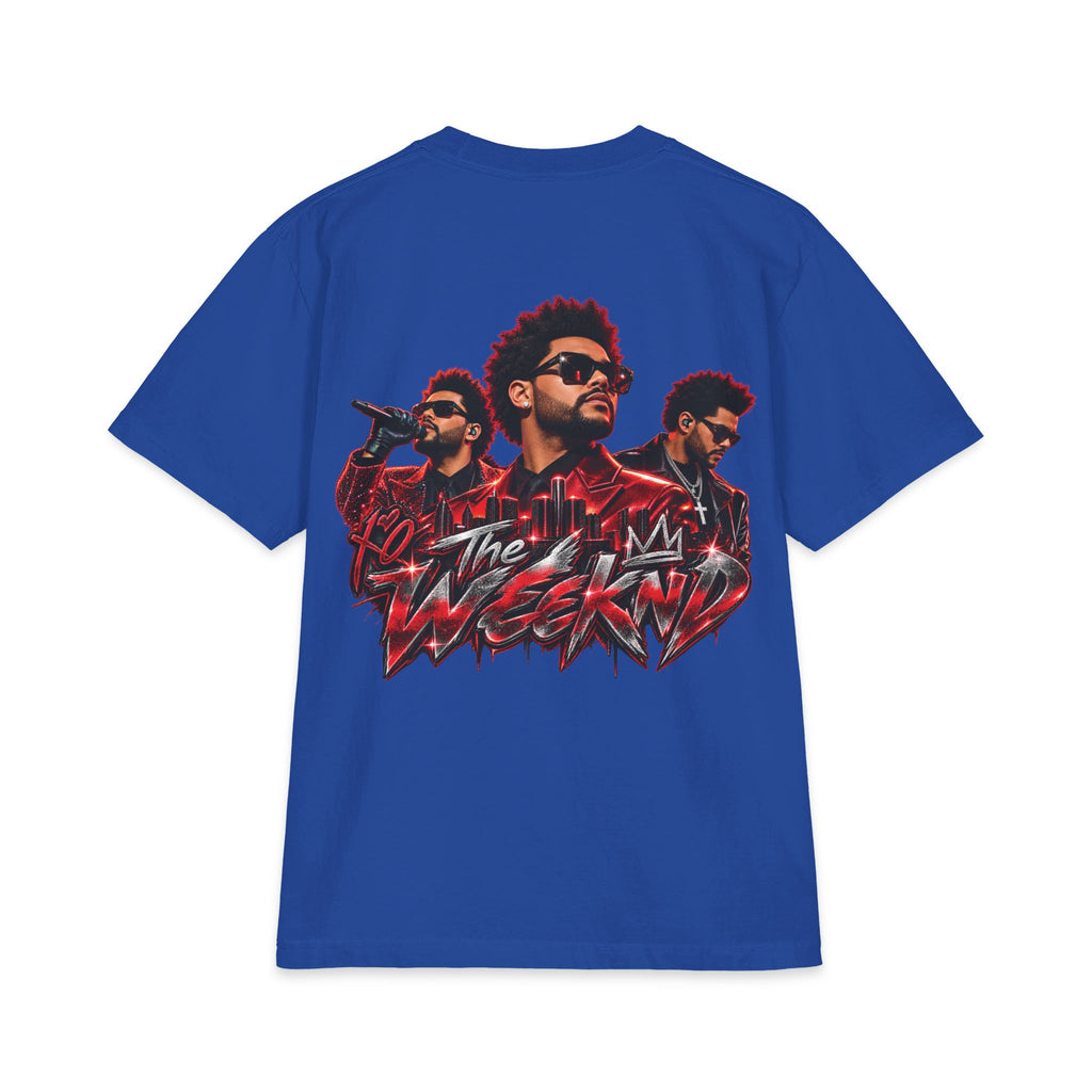 XO Heart Graffiti T-Shirt | Weeknd Triple Portrait Tee
