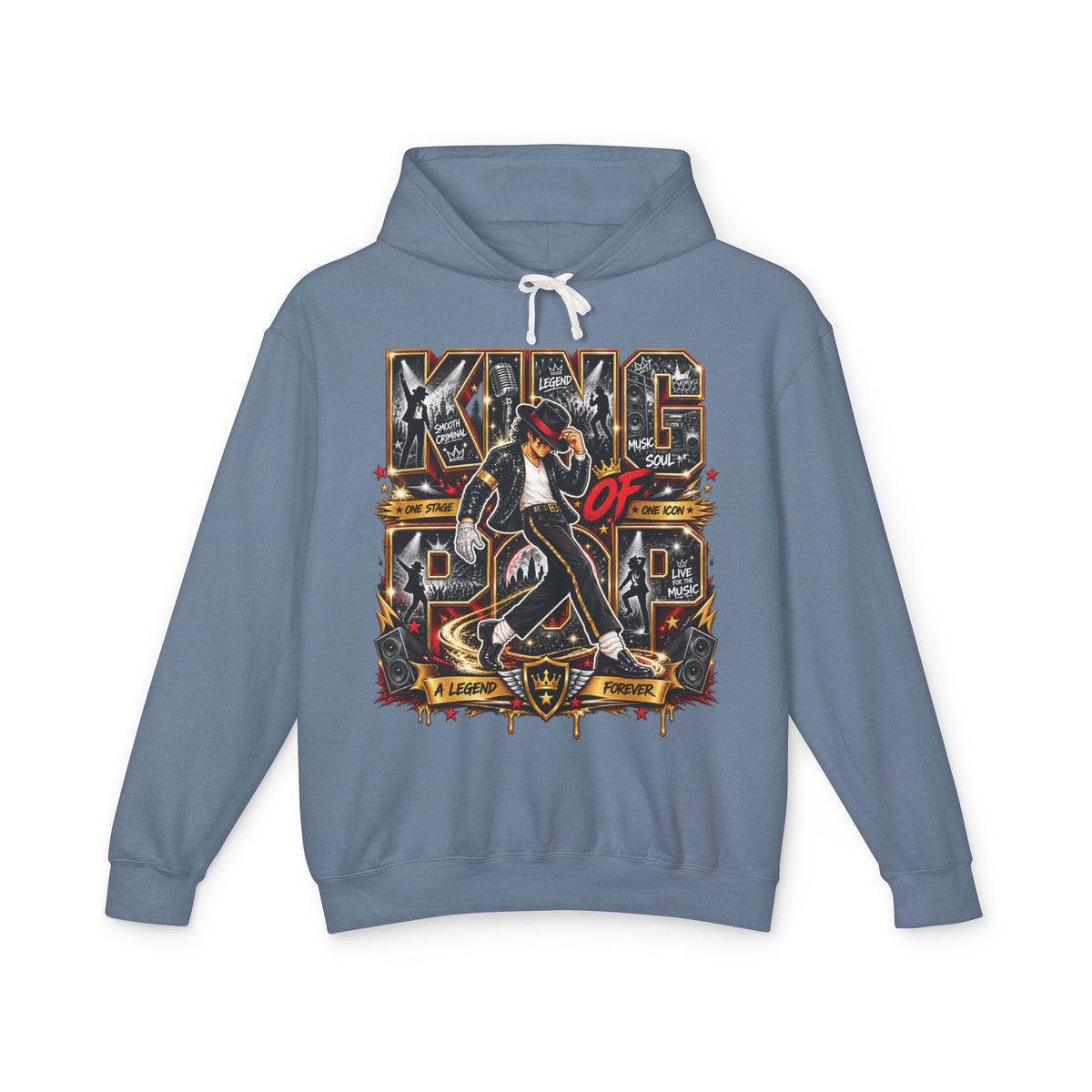 King of Pop Graphic Hoodie | Retro Michael Jackson Tribute