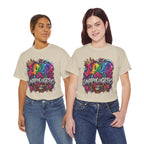 Loud & Unapologetic T-Shirt | Colorful Graffiti Typography, Bold Street Art Tee
