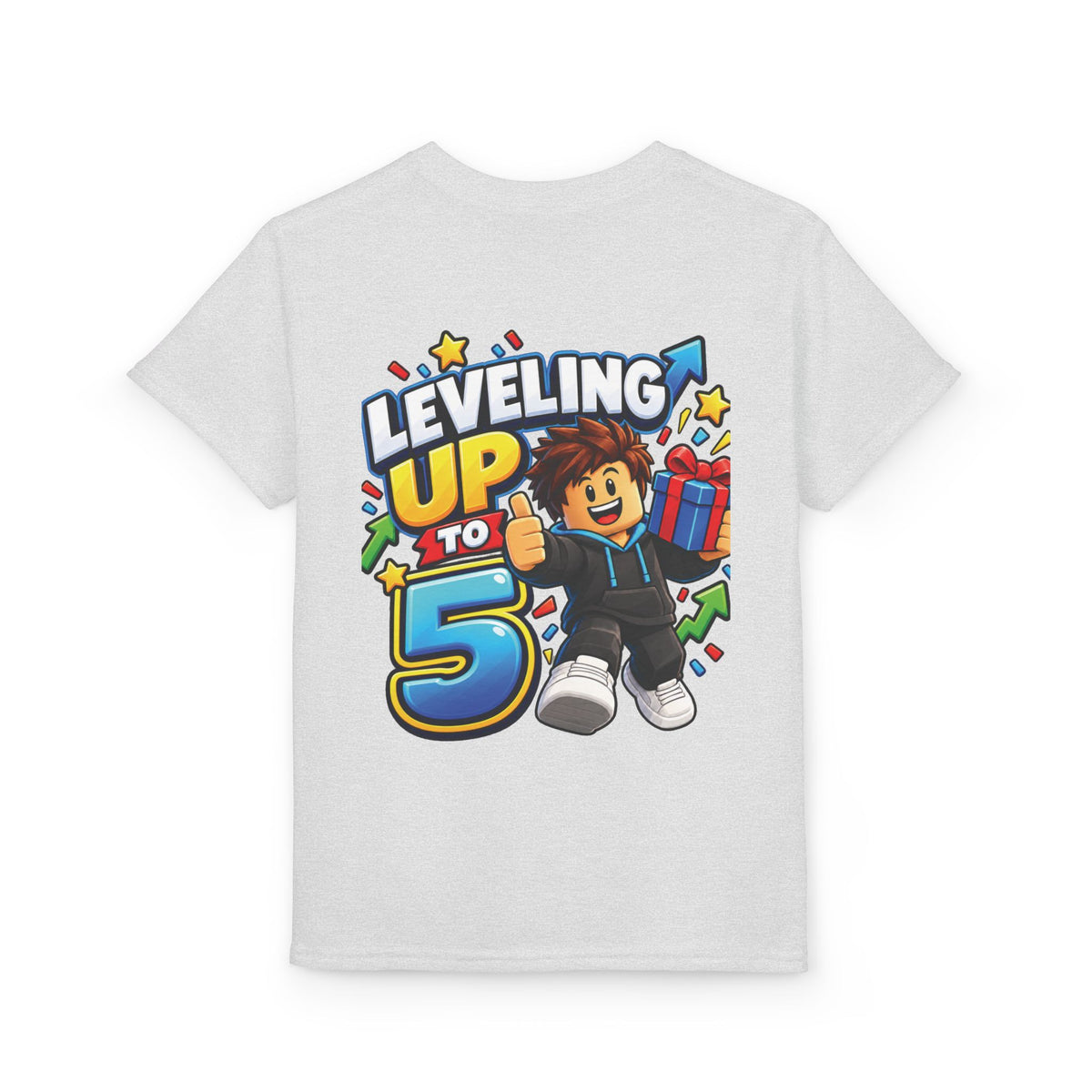 Roblox Birthday “Leveling Up to 5” Youth T-Shirt