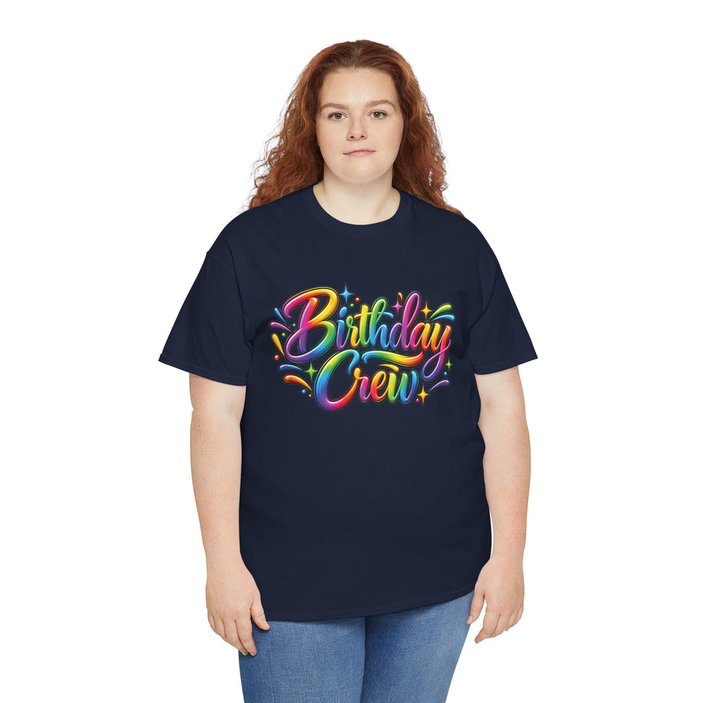 Birthday Crew Colorful Celebration T-Shirt