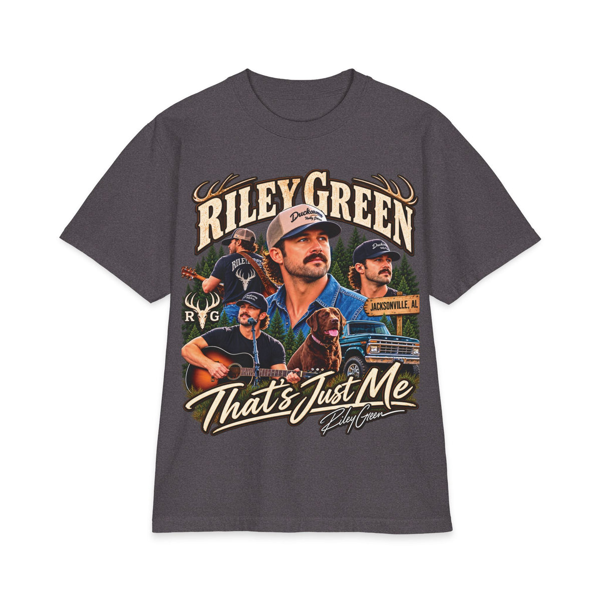 Riley Green Collage That's Just Me T-Shirt | Country Music Tee