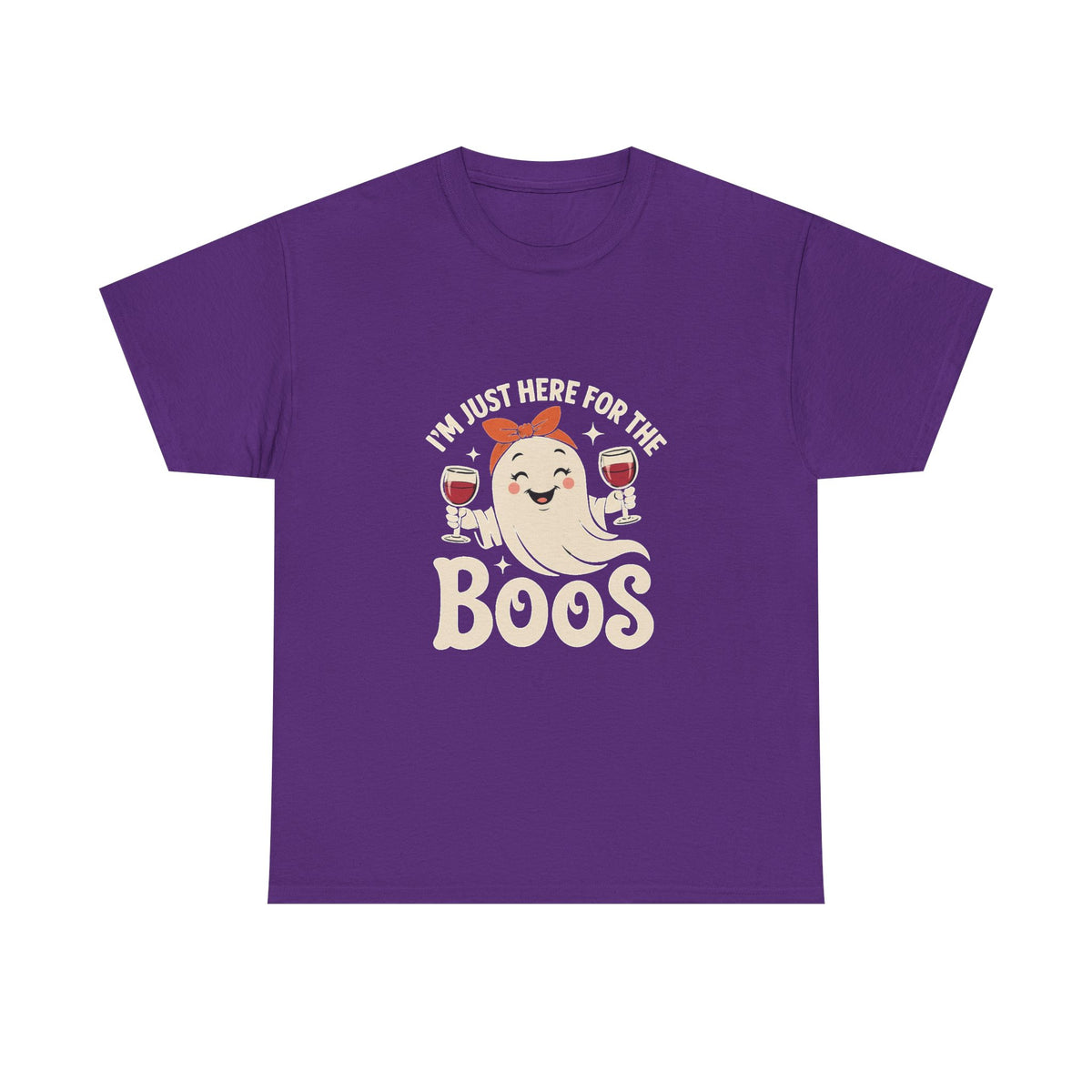 Rosie Ghost with Wine Boos T-Shirt | Halloween Wine Lover Tee
