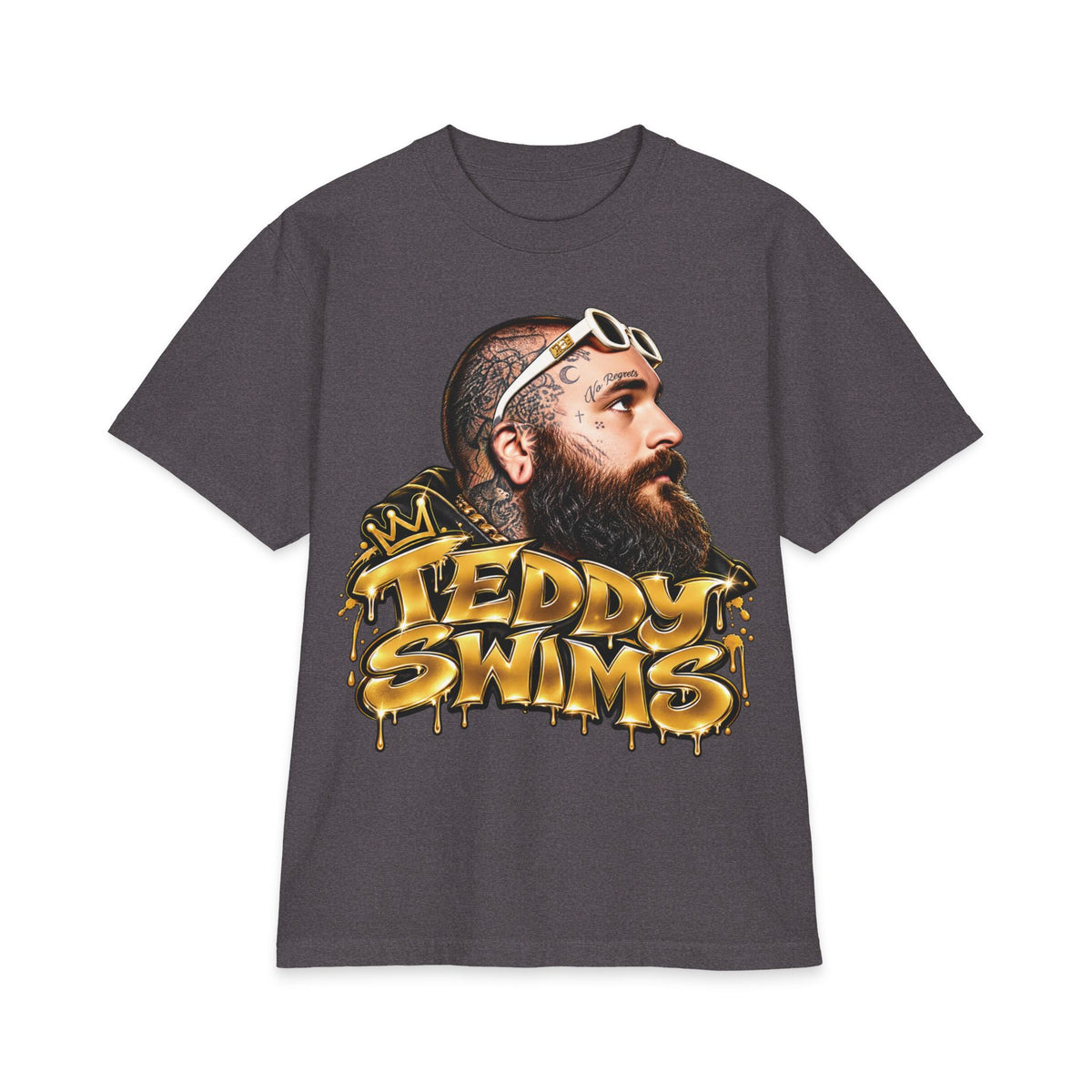 Teddy Swims Portrait Tee | Graffiti Logo T-Shirt