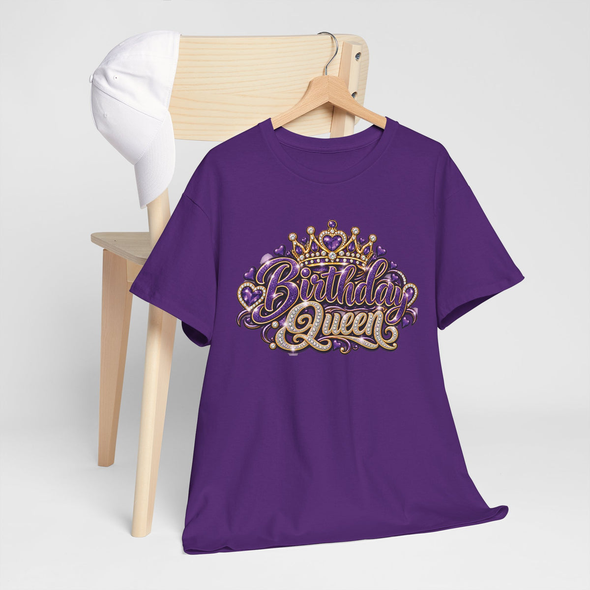 Birthday Purple Queen Graphic T-Shirt