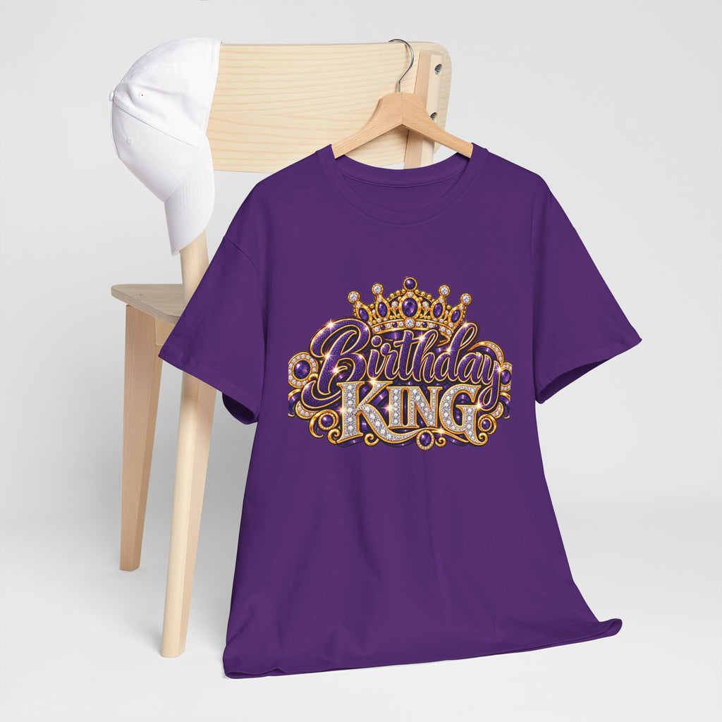 Birthday King Crown Graphic T-Shirt