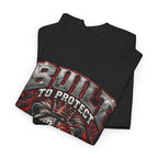 Built to Protect Her Peace Couples Graphic T-Shirt