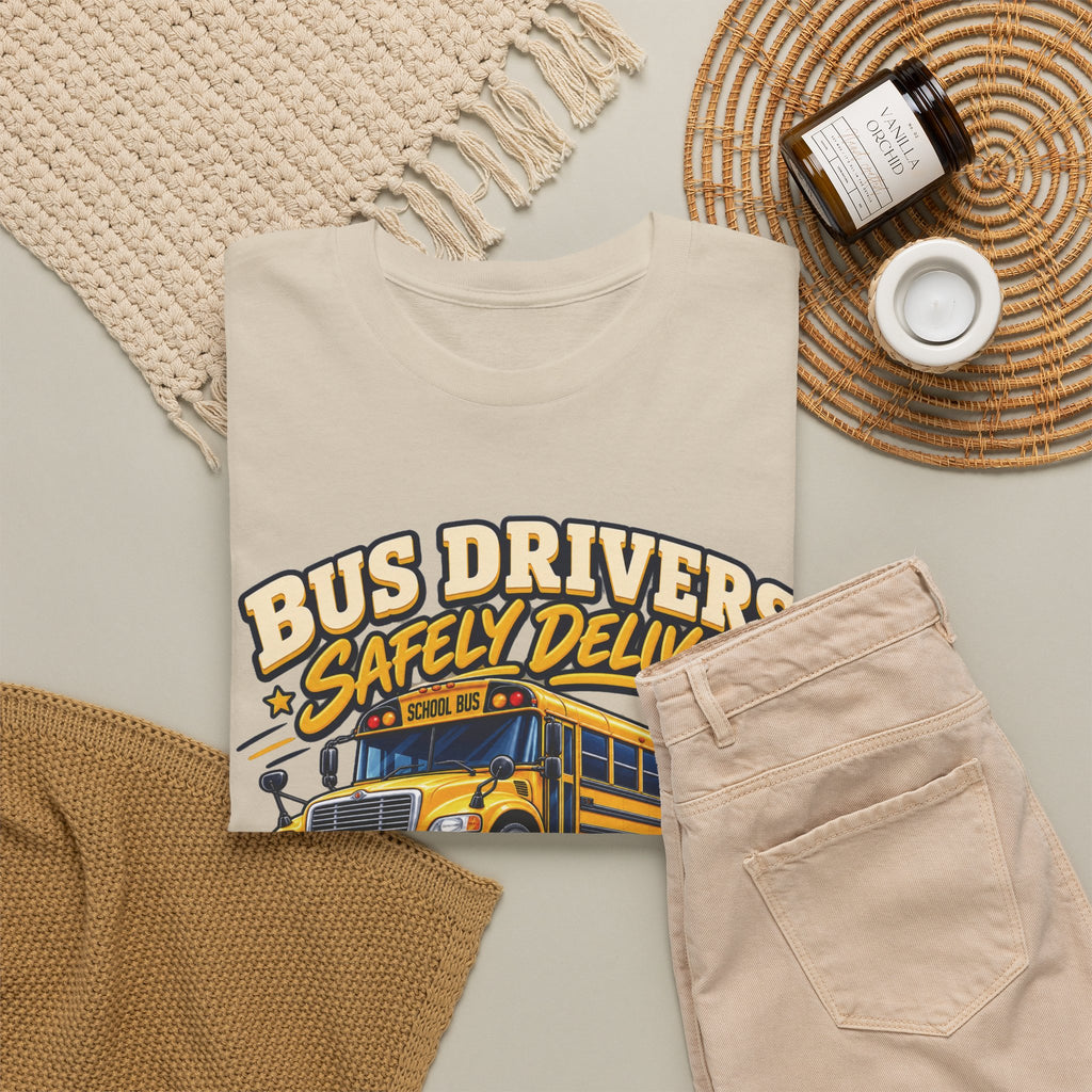 Bus Drivers Safely Deliver Futures Graphic T-Shirt