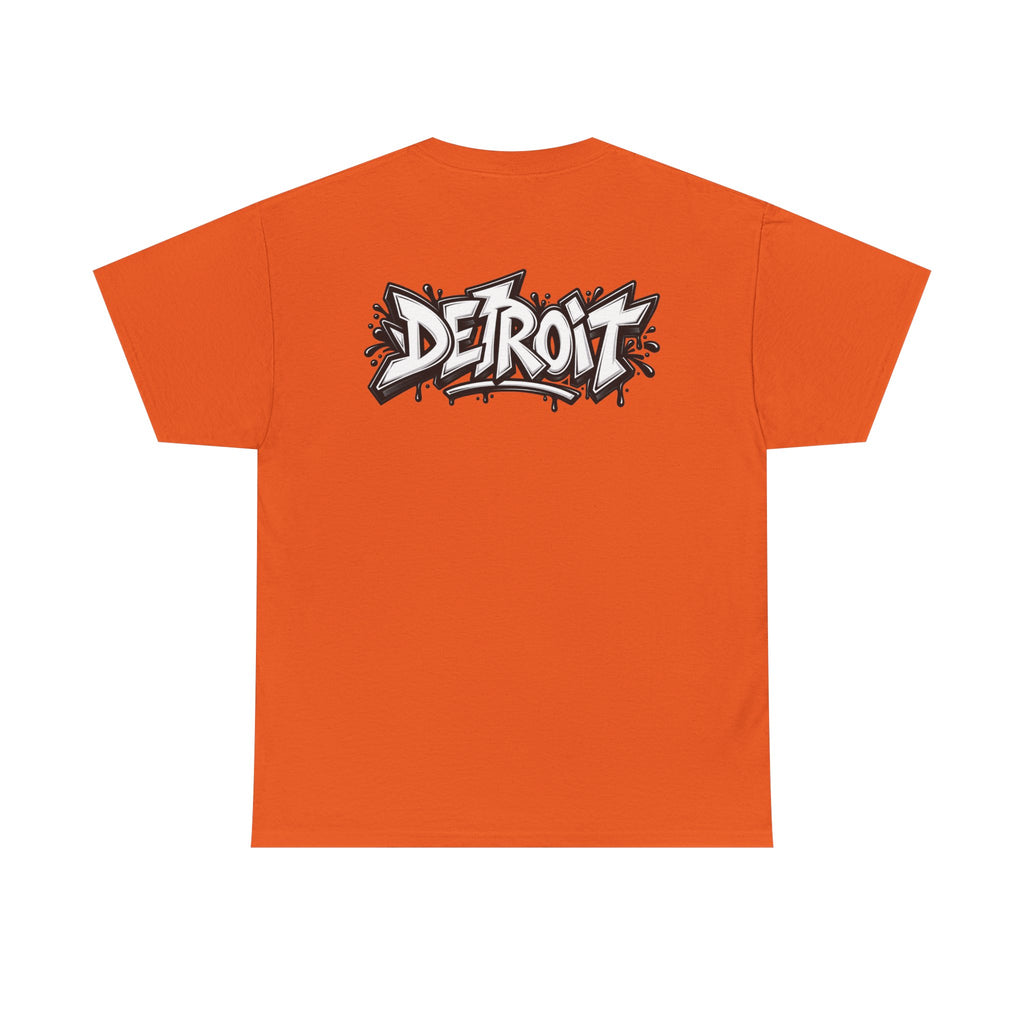 Detroit Lion Graffiti tee | Colorful Drip Lion Detroit Tee