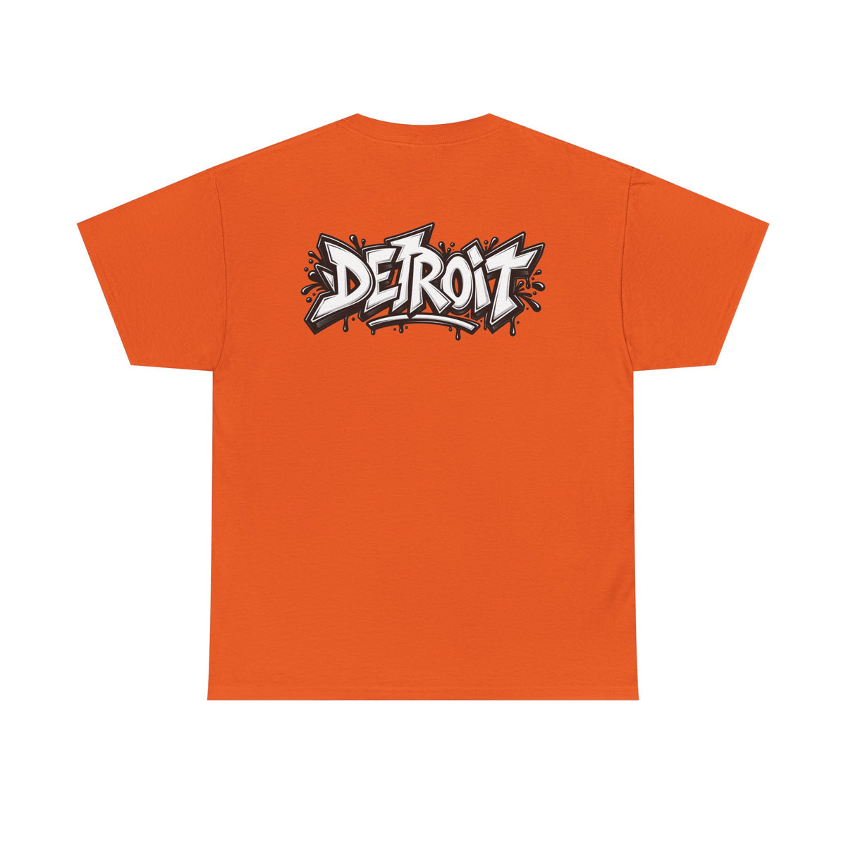 Detroit Lion Graffiti tee | Colorful Drip Lion Detroit Tee