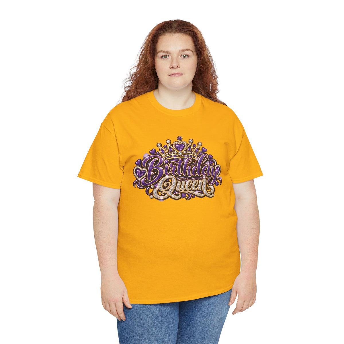 Birthday Purple Queen Graphic T-Shirt