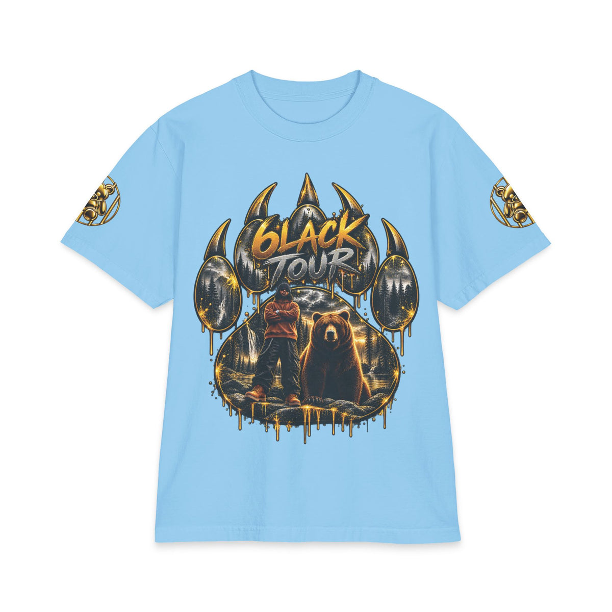 10 Years of 6lack Tour T-Shirt | Bear Forest Concert Tee