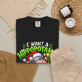 I Want a Hippopotamus for Christmas T-shirt | Hippo Christmas Tee