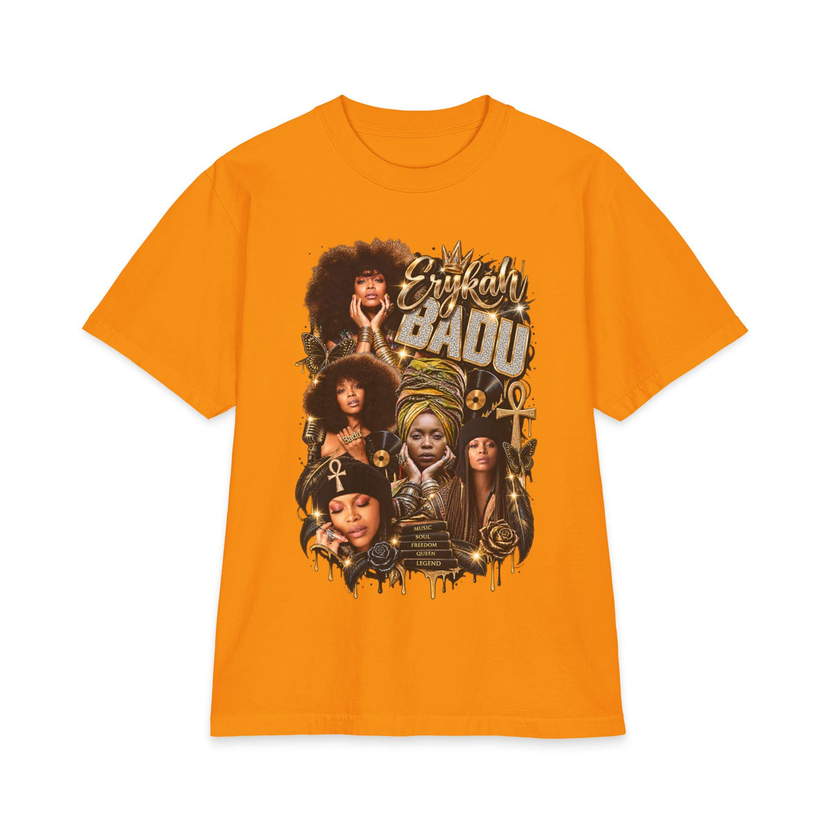 Badu Afro Queens Collage T-Shirt | Retro Soul Portraits