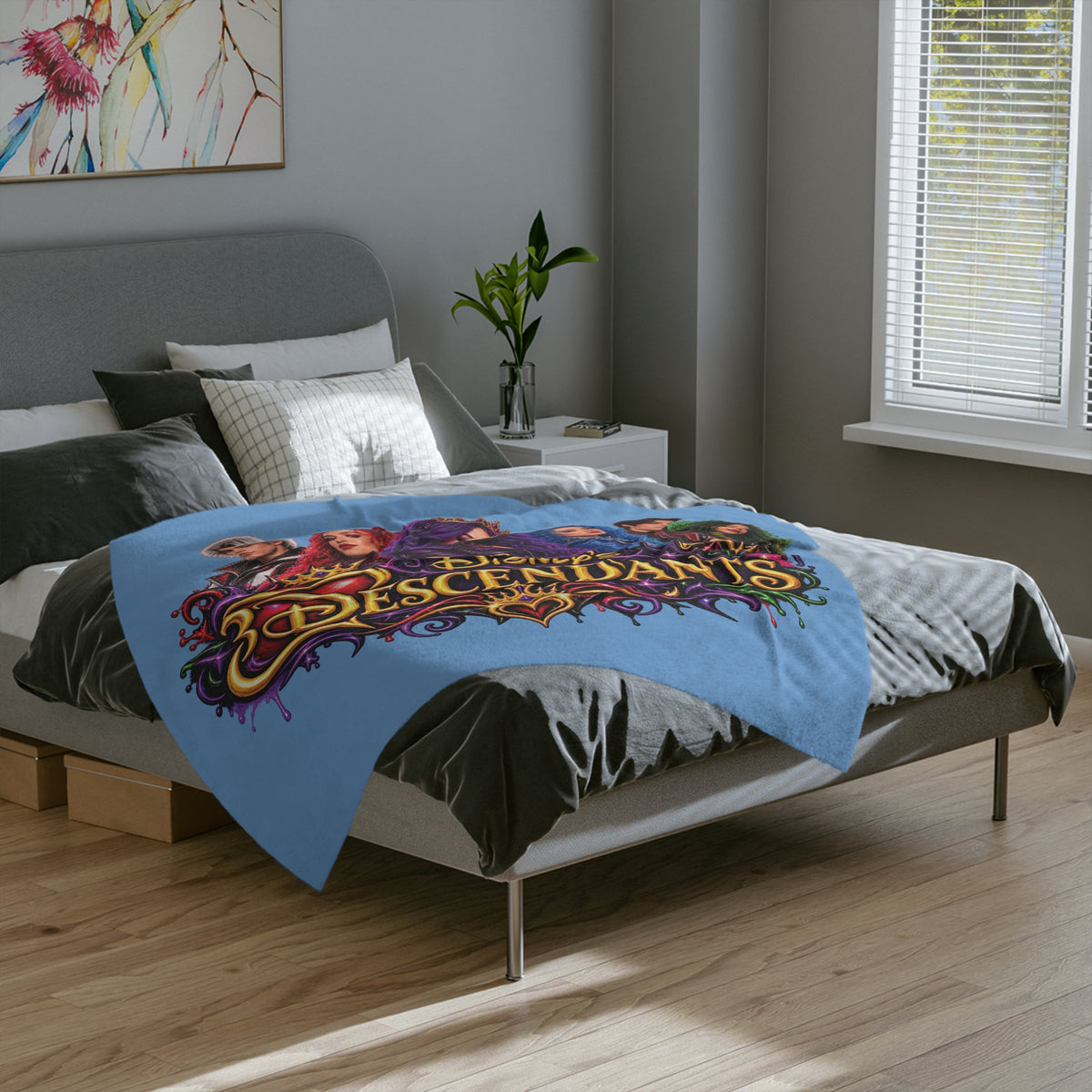 Descendants Character Artwork Blanket | Velveteen Microfiber