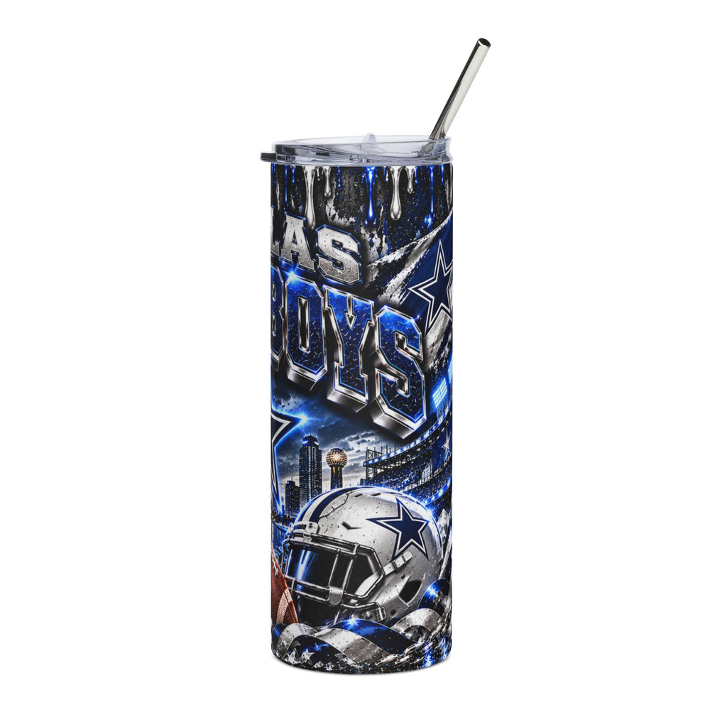 Dallas Cowboys stainless steel tumbler | NFL logo 20oz travel cup
