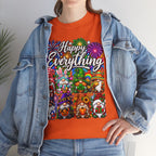 Happy Everything gnome collage T-Shirt | holiday fireworks spring summer celebration