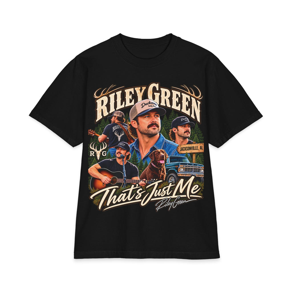 Riley Green Collage That's Just Me T-Shirt | Country Music Tee