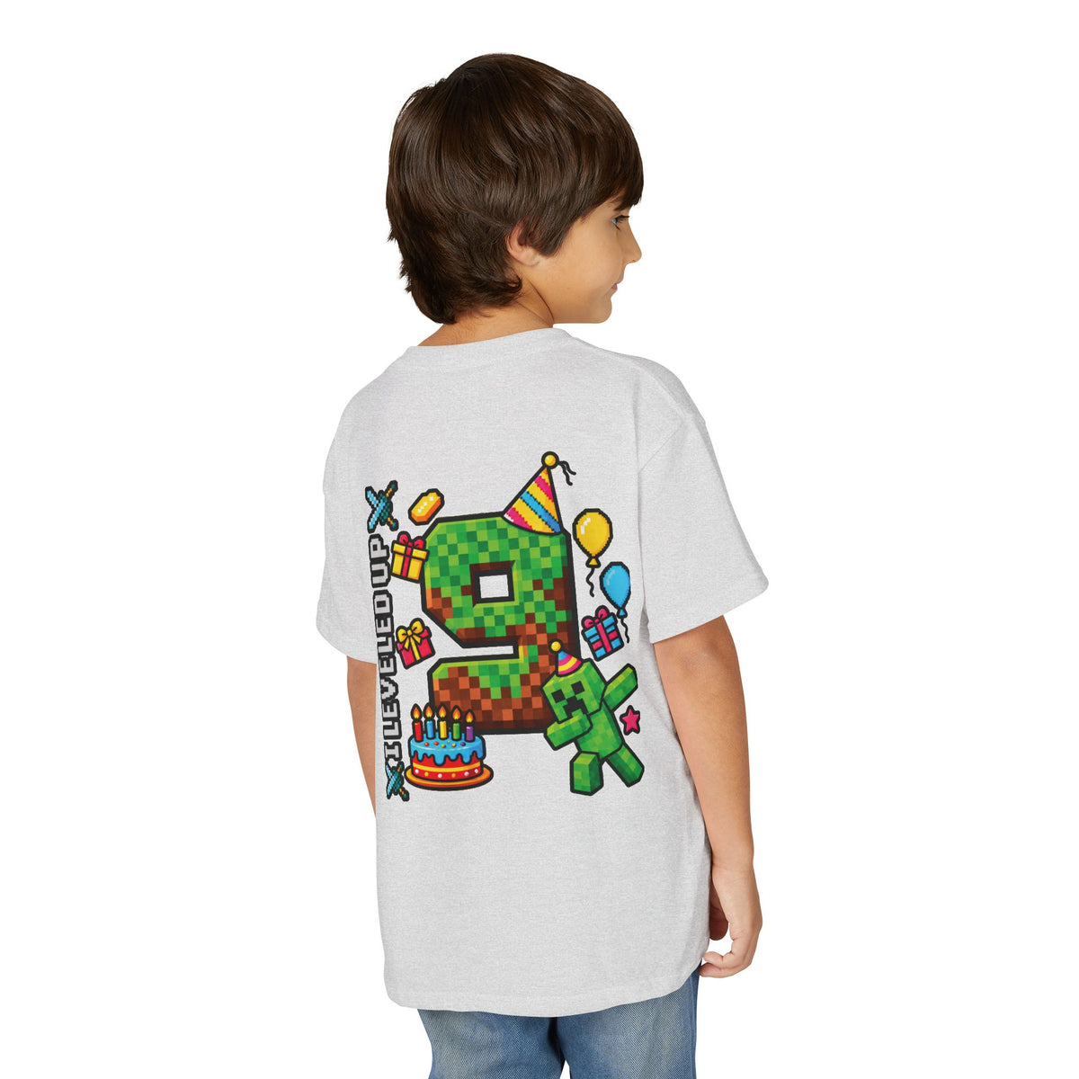 Minecraft Birthday Youth T-Shirt – “Bruh, It’s My Birthday” Gamer Party Tee