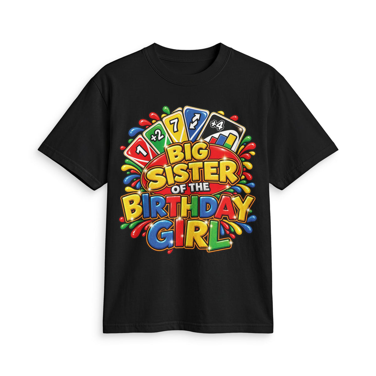 Big Sister Birthday Girl Graphic T-Shirt