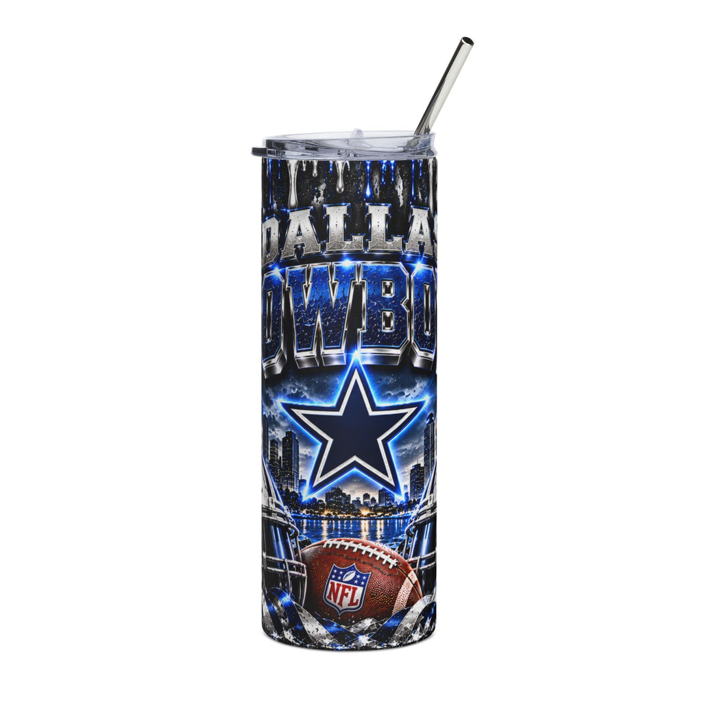 Dallas Cowboys stainless steel tumbler | NFL logo 20oz travel cup