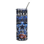 Dallas Cowboys stainless steel tumbler | NFL logo 20oz travel cup