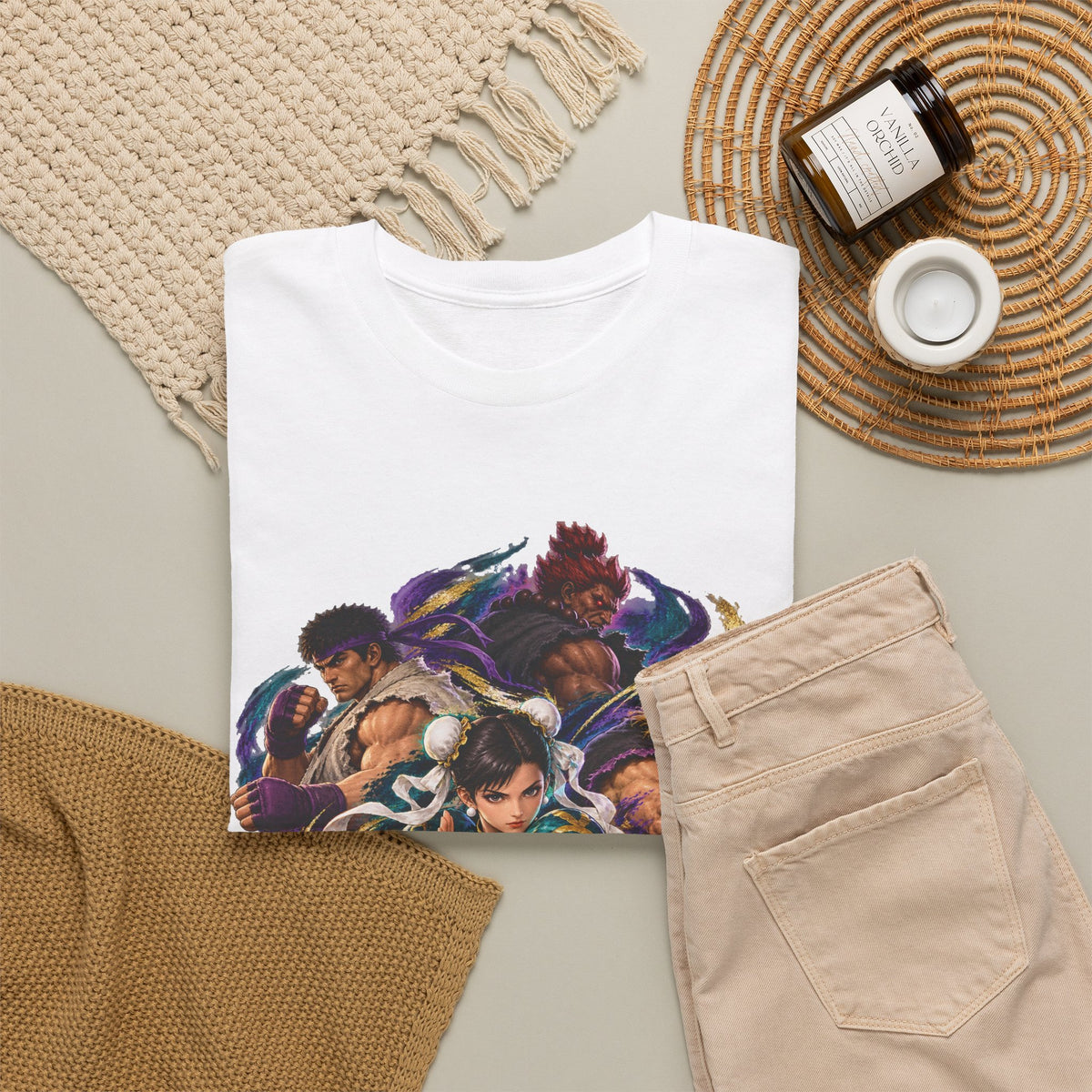 Street Fighter Characters Graphic T-Shirt