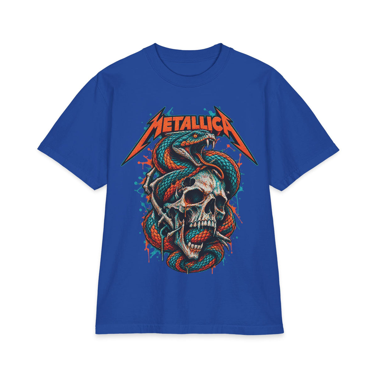 Metallica Snake and Skull T-Shirt | Band Graphic Tee