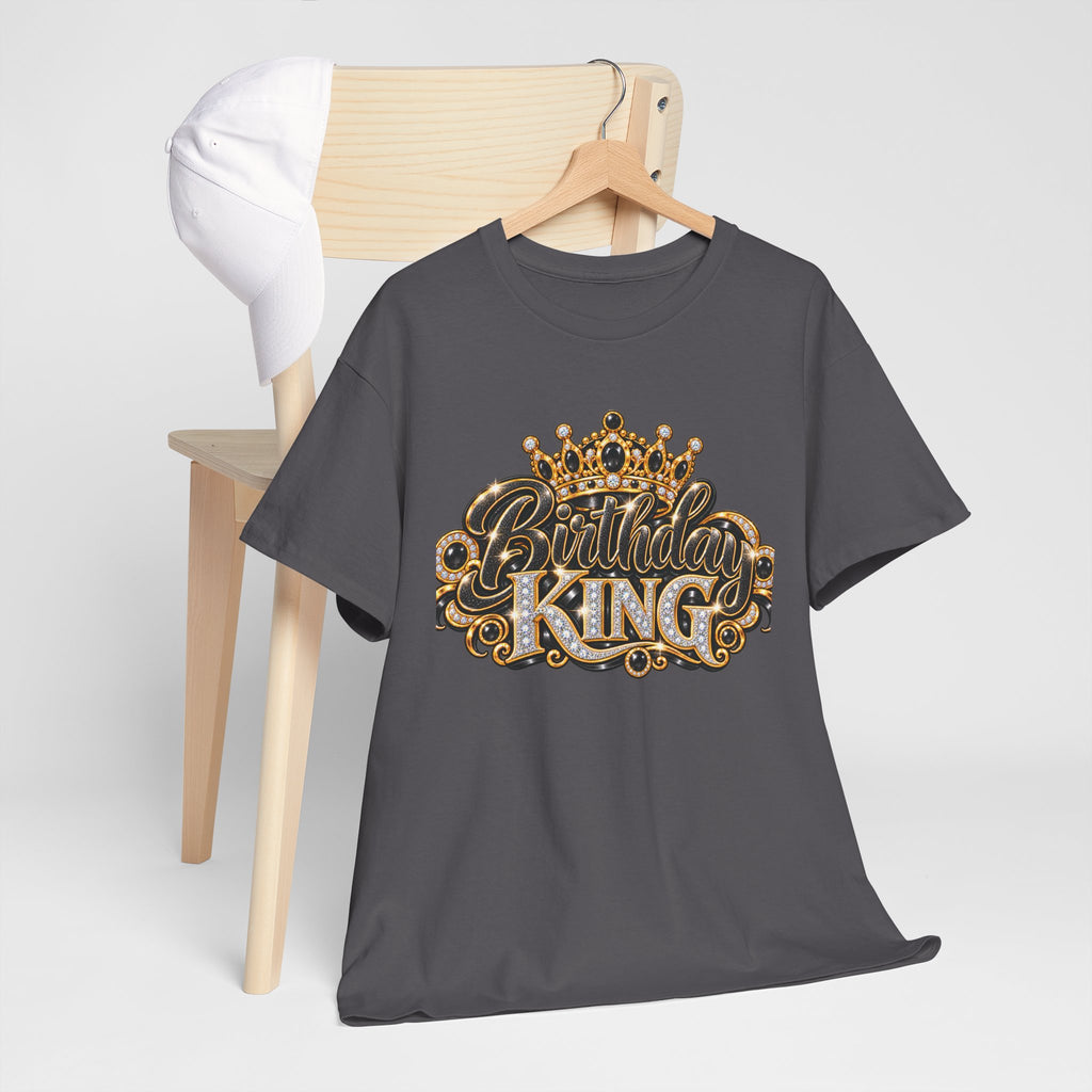 Birthday King Crown Graphic T-Shirt