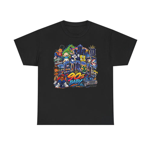 90s Baby Retro Cartoon Collage Tee | Nostalgia Streetwear