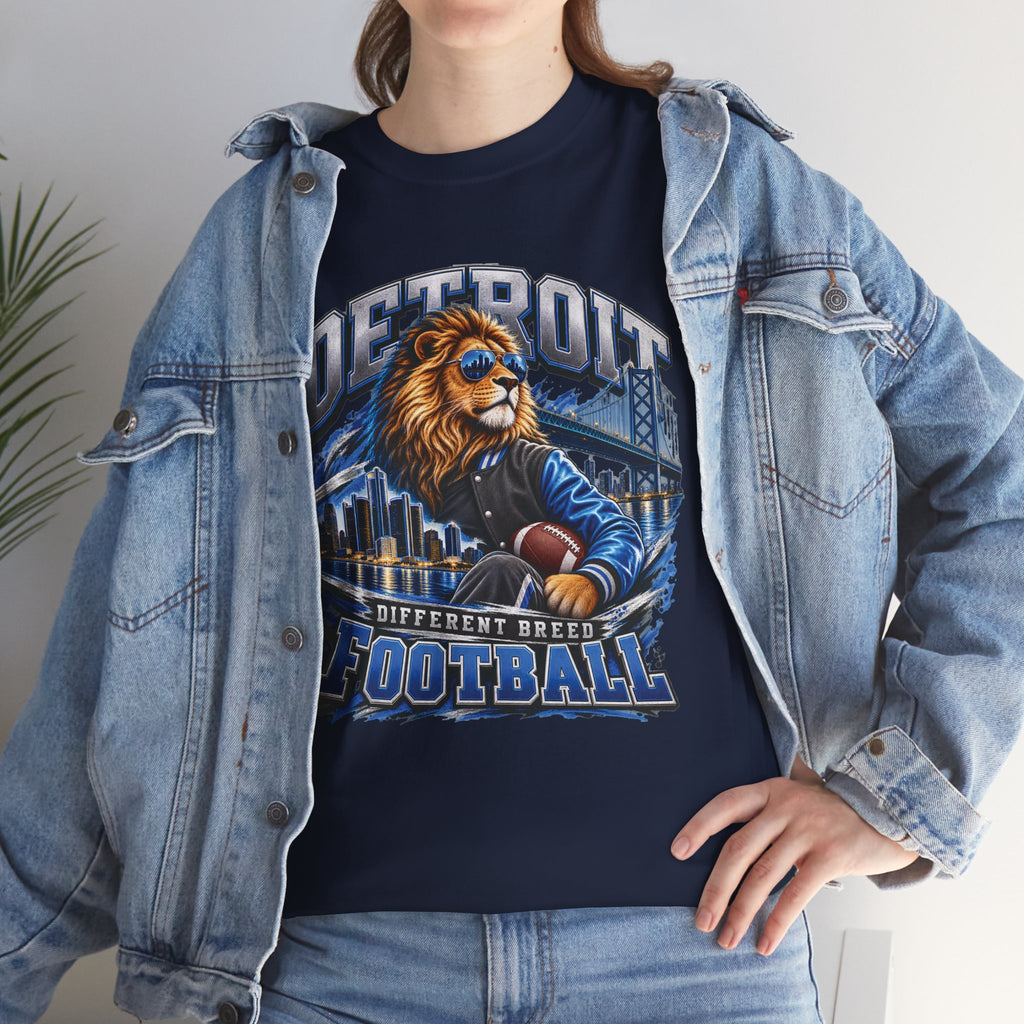 Detroit Lions Football Graphic T-Shirt