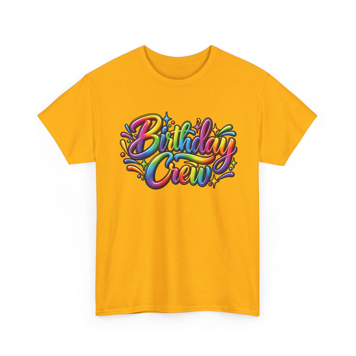 Birthday Crew Colorful Celebration T-Shirt