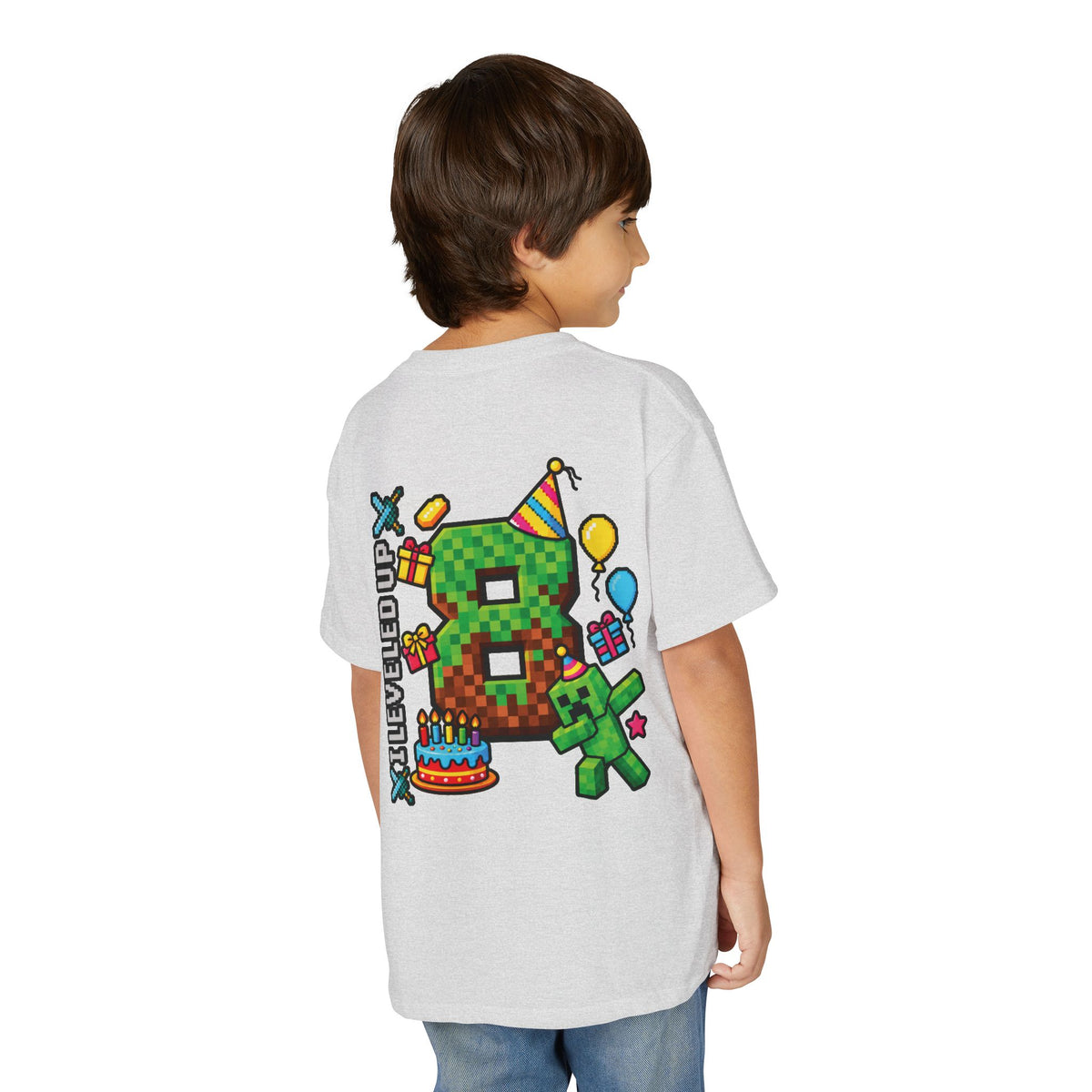 Bruh It’s My Birthday Minecraft-Inspired Youth T-Shirt