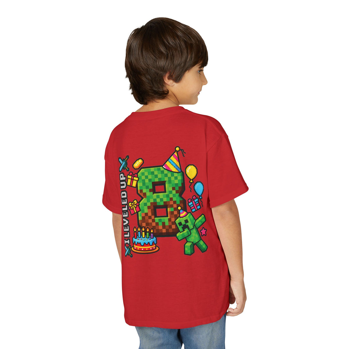 Bruh It’s My Birthday Minecraft-Inspired Youth T-Shirt