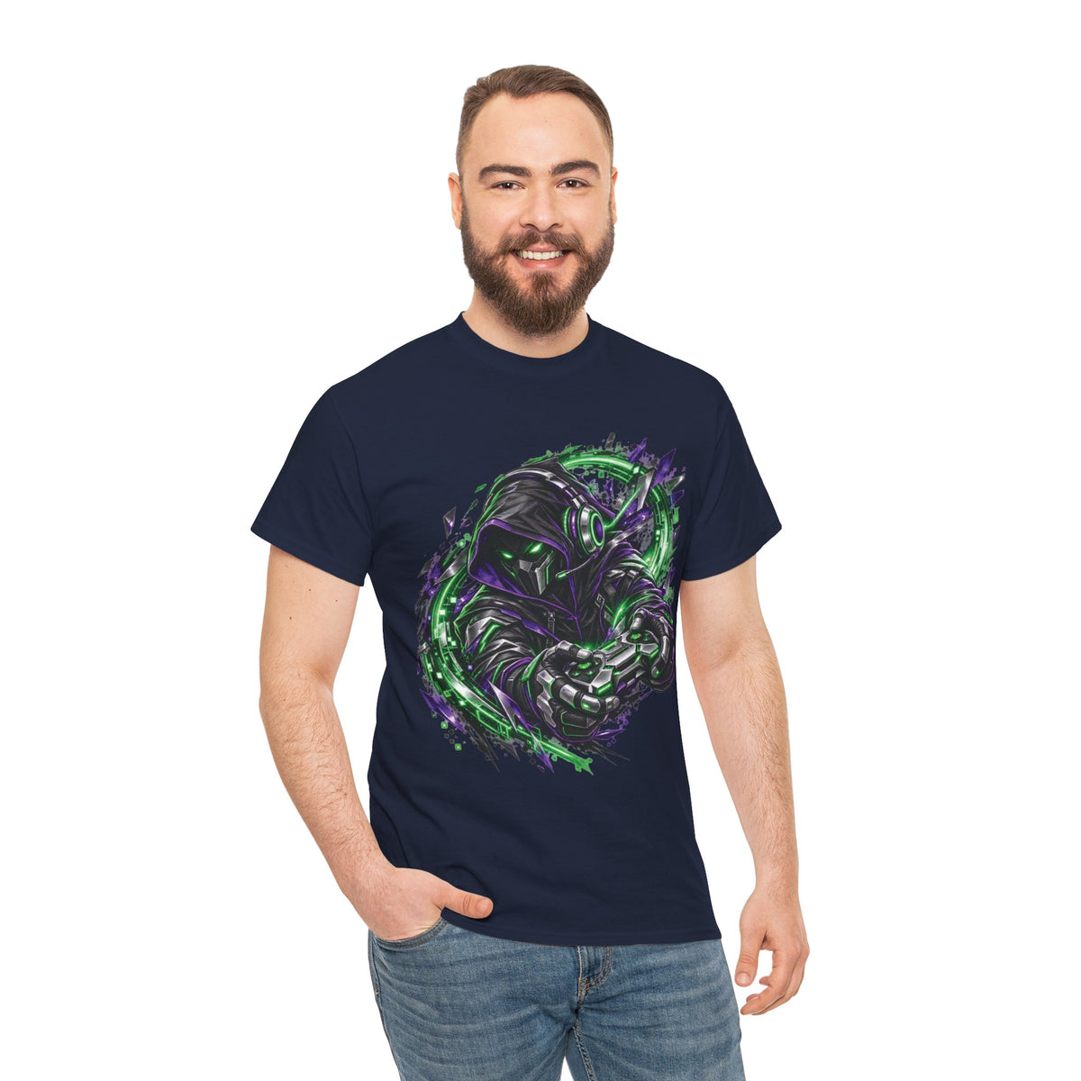 Dark Fantasy Samurai Warrior Video Game T-Shirt