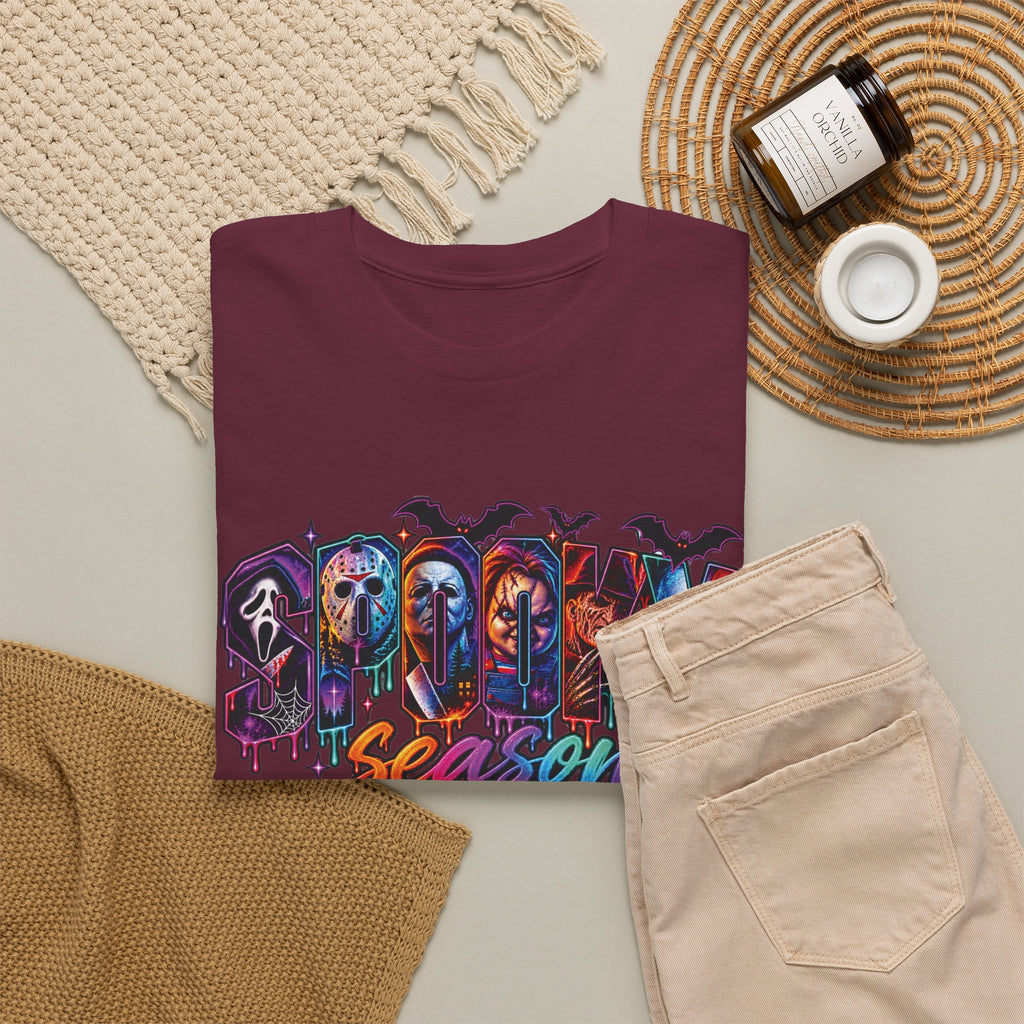 Horror Mask Graffiti Tee | Spooky Season Halloween Slasher Skull Vampire Werewolf
