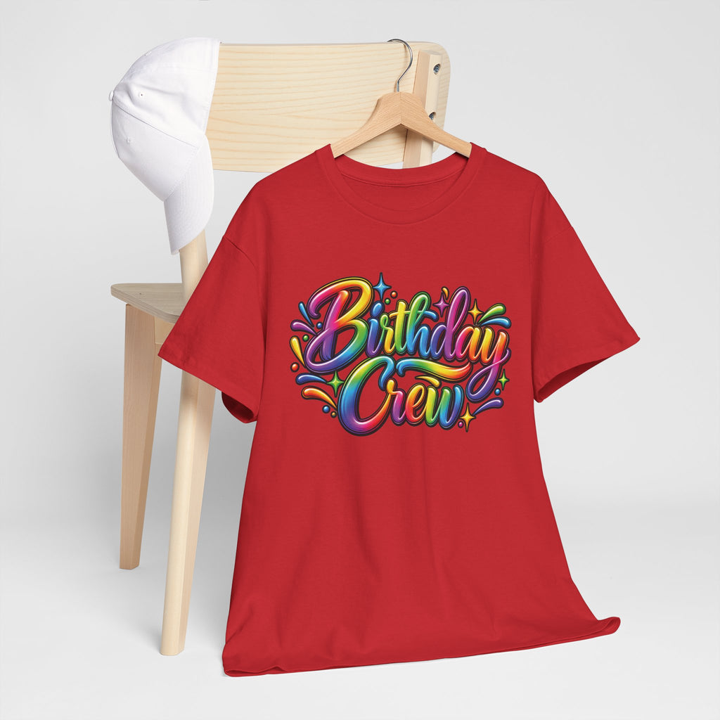 Birthday Crew Colorful Celebration T-Shirt