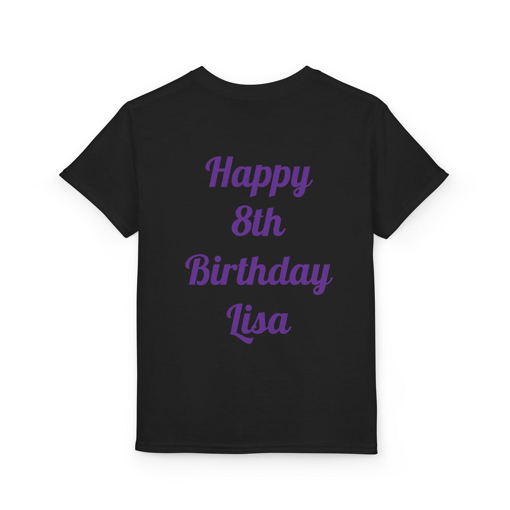 Wild About Being UNO Birthday Girl T-Shirt | Kids Custom Name Back