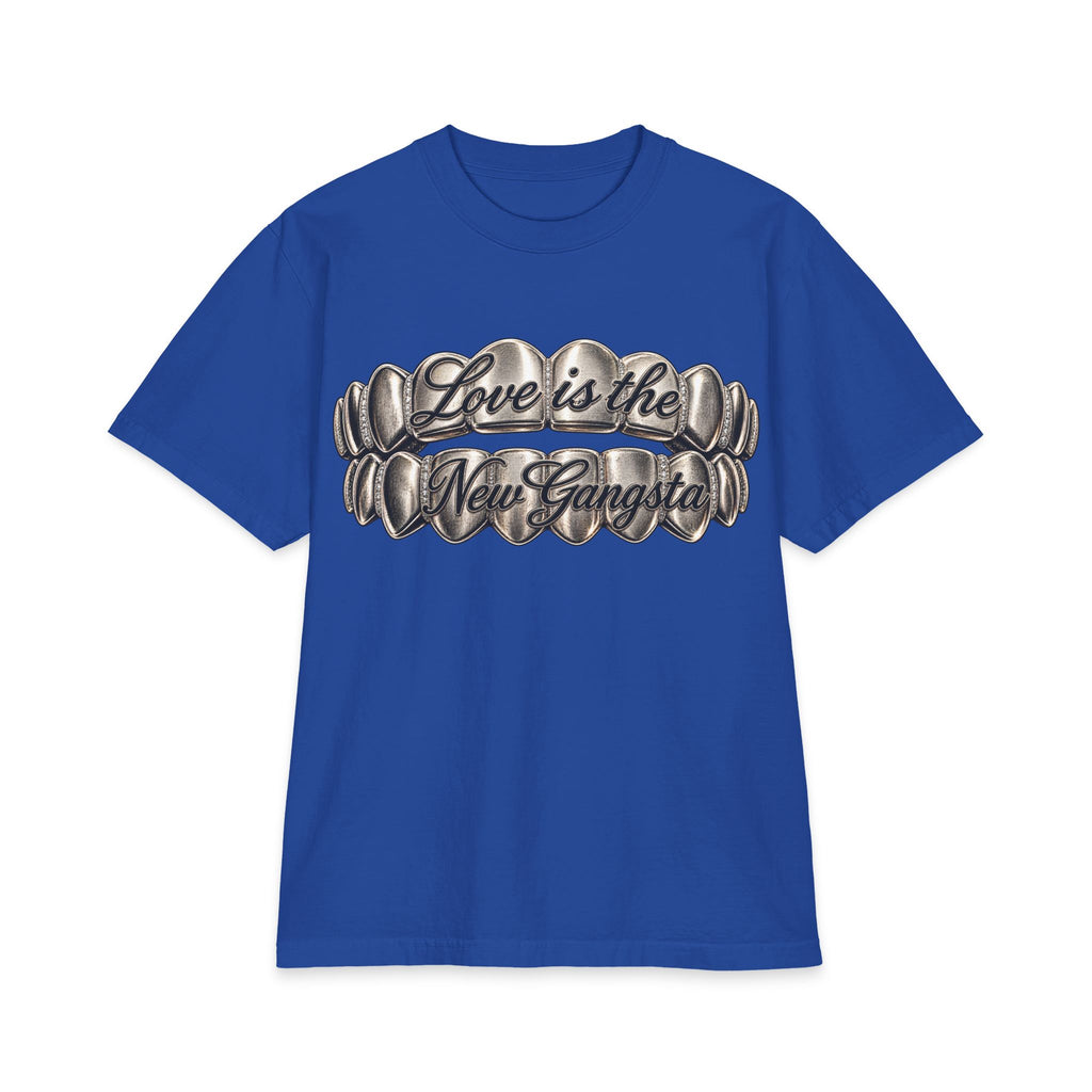 6lack Love Is the New Gangsta T-Shirt | Metallic Grillz Script, Back Number 6 Design