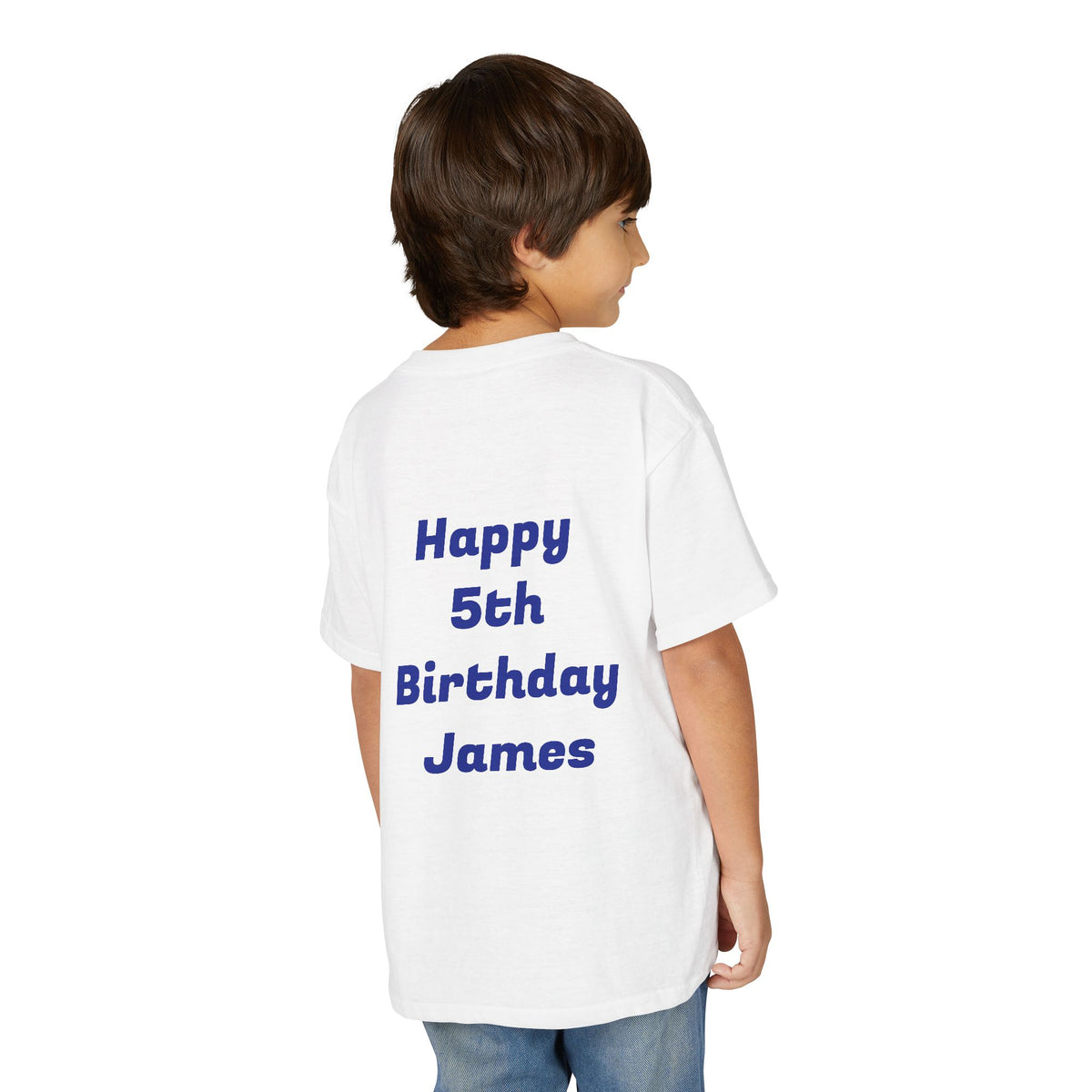 Wild About Being UNO Birthday Boy T-Shirt | Personalized Backprint