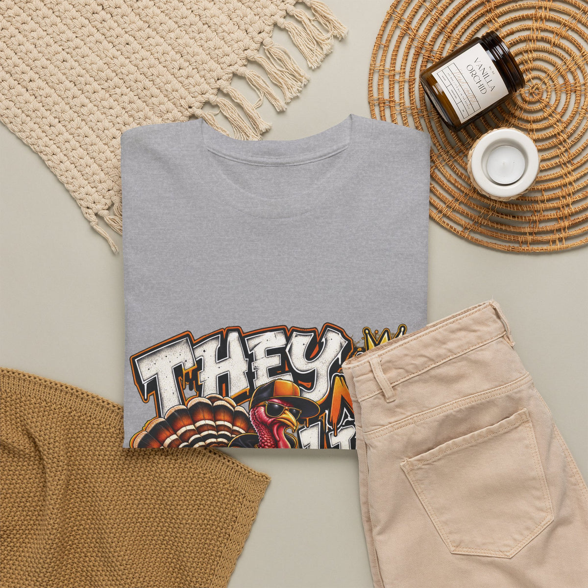 They Not Like Us Turkey Tee | Streetwear Thanksgiving Graphic Shirt