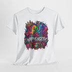 Loud & Unapologetic T-Shirt | Colorful Graffiti Typography, Bold Street Art Tee