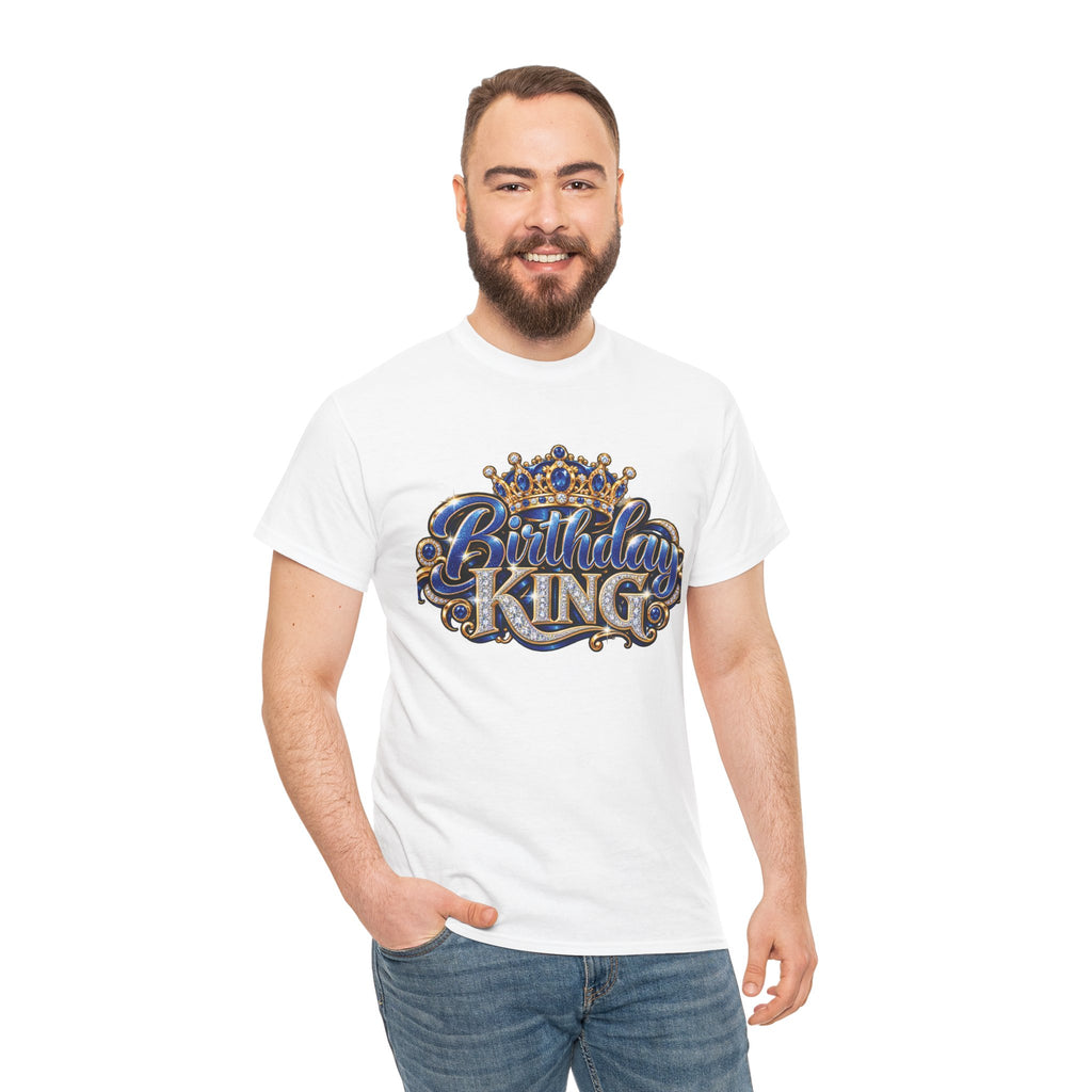 Birthday King Crown Graphic T-Shirt