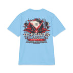 Three Points Rose Graphic T-Shirt | Band Tour Poster Style