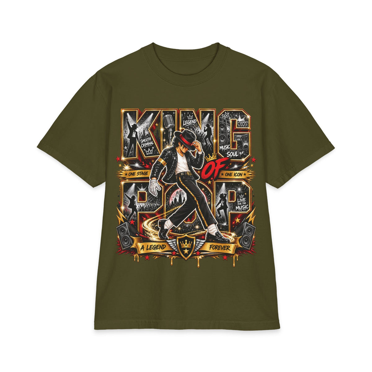 King of Pop T-Shirt | Michael Jackson Tribute Graphic Tee