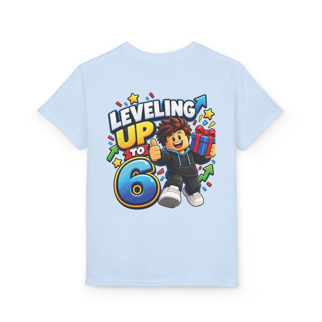 Roblox Birthday Leveling Up to 6 Youth T-Shirt